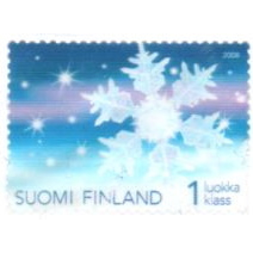 Finlande 2008 - Nuit neigeuse (sur plastique transparent) - YT 1906 *