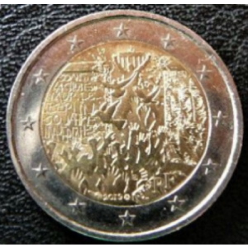 France 2019 - Pièce de 2€ commémorative "Chute du mur de Berlin", circulée