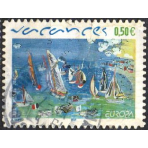 France 2004 - Europa : les vacances, adhésif - YT 3668/AA 42 °