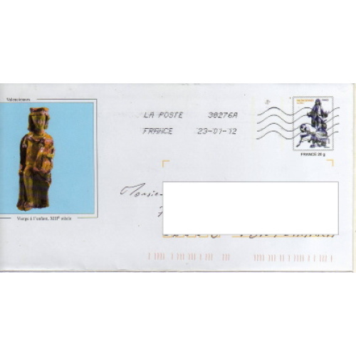 France 2007 - Entier Enveloppe, visuel Valenciennes (Nord), repiquée - YT EP4012-E °