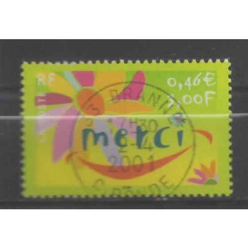 FRANCE OBL 2001 N° 3379   VOIR SCAN