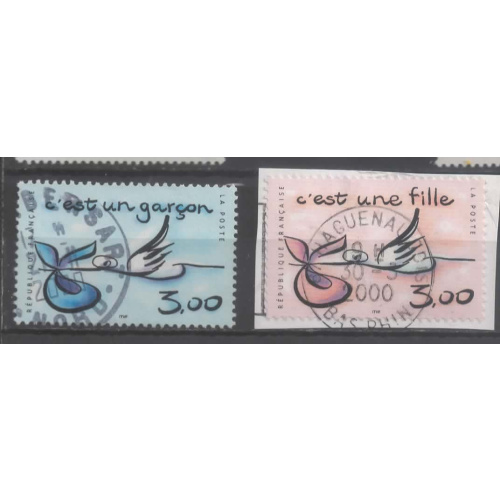 FRANCE  1999 OBL N° 3231 32 VOIR SCAN