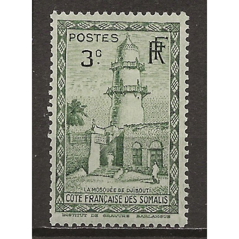 COTE DES SOMALIS COLONIES FRANCAISE ANNEE 1938  Y.T N°149 NEUF**