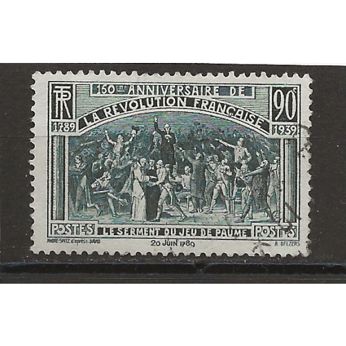 FRANCE ANNEE 1939  Y.T N°444 OBLI