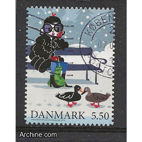DANEMARK  ANNEE 2010 Y.T N°1602 OBLI