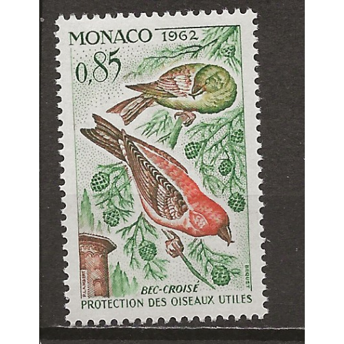 MONACO  ANNEE 1962  Y.T N°589  NEUF**  OISEAUX cote 3.80€