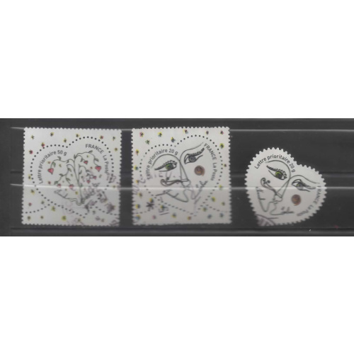 FRANCE 2008  N° 4128 29 30  OBL  VOIR SCAN