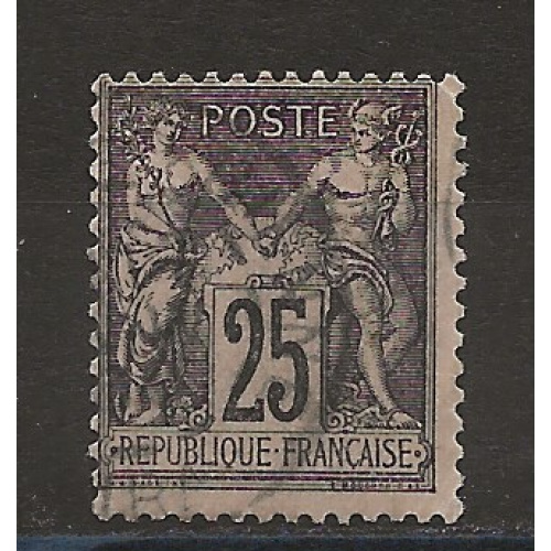 FRANCE ANNEE 1886 Y.T N°97  OBLI