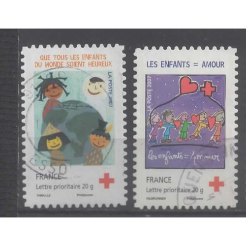 FRANCE 2007 N° 4125/26 OBL VOIR SCAN
