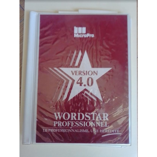 Collection logiciel 1988 - WORDSTAR Pro 4.0 - disquettes 5"1/4