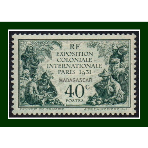 Madagascar N° 179 * infime trace