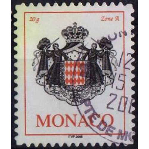 Monaco 2006 - Armoiries, TVP, 20g Zone A, ITVF 2006, adhésif - YT 2535 °