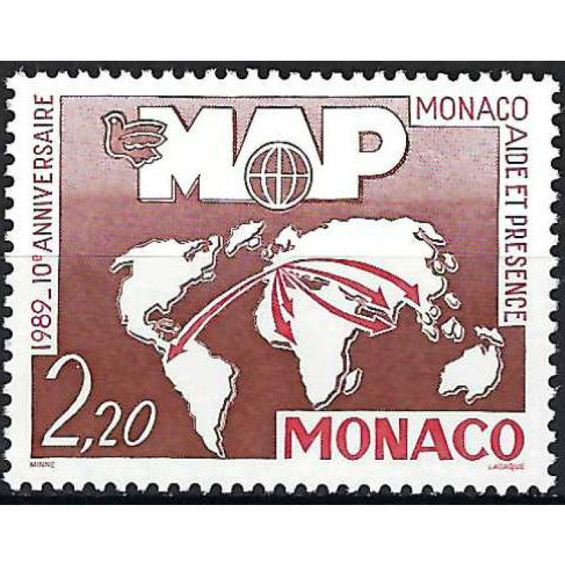 Monaco - 1989 - Y & T n° 1704 - MNH