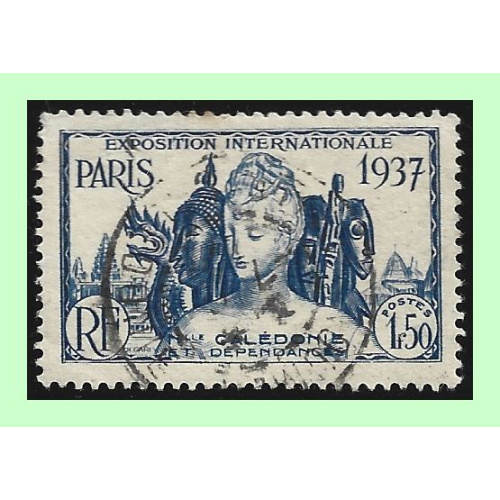 Nouvelle Calédonie N° 171 Obl., Expo. internationale 1937