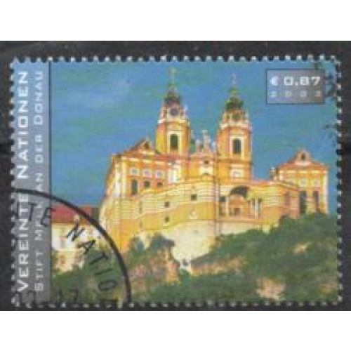 ONU-Vienne 2002 - L'abbaye de Melk sur le Danube - YT 368 °
