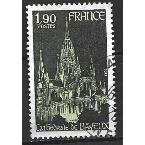 France 1977 - Y & T :1939 - Cathédrale de Bayeux