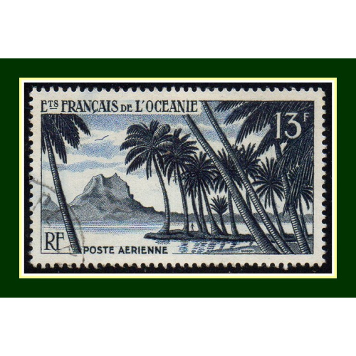 Océanie N° PA 32 obl.  gravé Gandon 1955