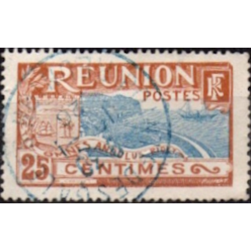 Réunion 1917 - Rade de Saint Denis - YT 88 °