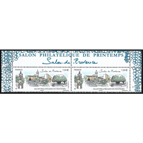 France N°  5768 Salon de Provence ** MNH Paire Hdf Salon Philatélique de Printemps 2024