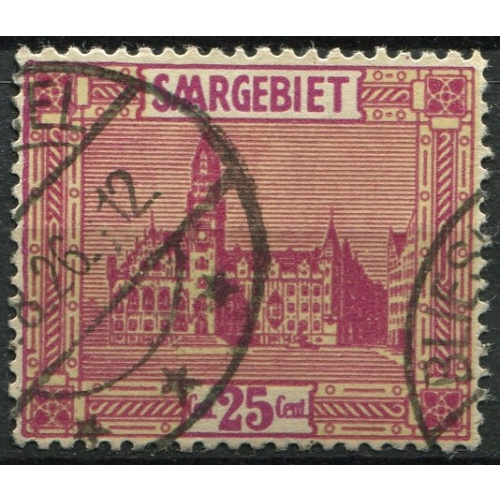 ALLEMAGNE SARRE 1922 OBLITERE N° 90