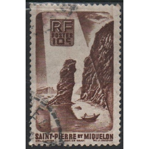 St-Pierre & Miquelon 1947 - Roc de Langlade - YT 325 °