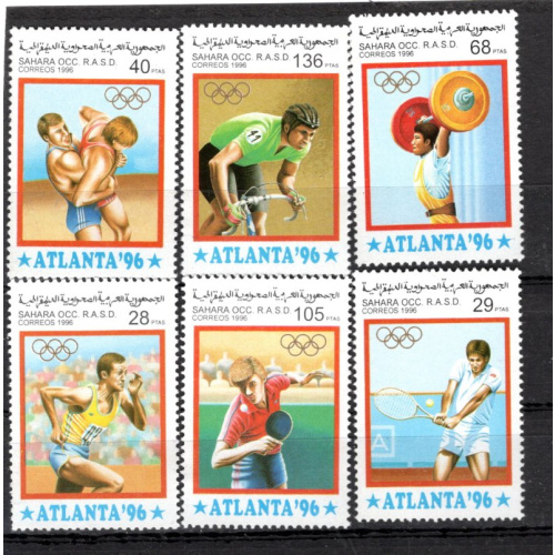 STADES ATLANTA 96 SAHARA OCC  1996 série neuve m n h   très bel ensemble de timbres   le scan affranchissement 1.39€ lot 01 03  14