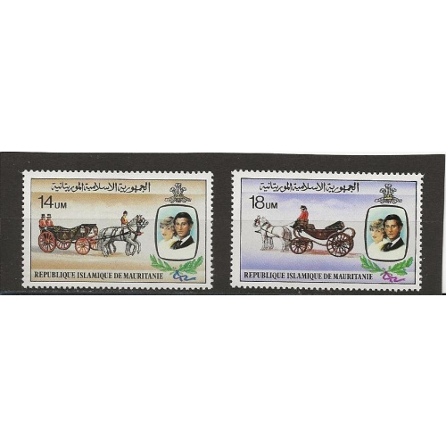 MAURITANIE ANNEE 1981 Y.T N°477-478 NEUF**