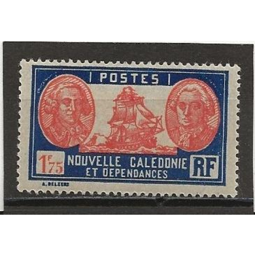 NOUVELLE CALEDONIE ANNEE 1928-38 Y.T N°156A NEUF* gomme coloniale