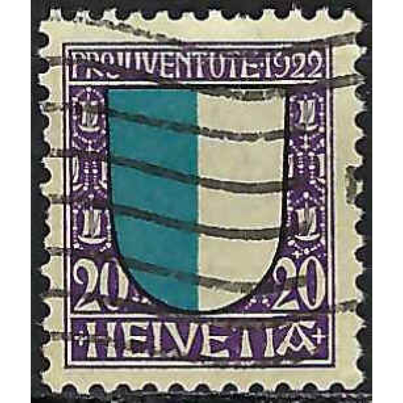 Suisse - 1922 - Y & T n° 190 - O. (2