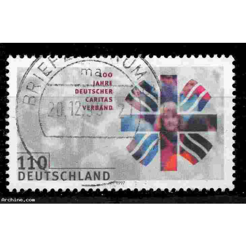 Allemagne Yvert N°1796 Oblitéré Association Caritas 1997
