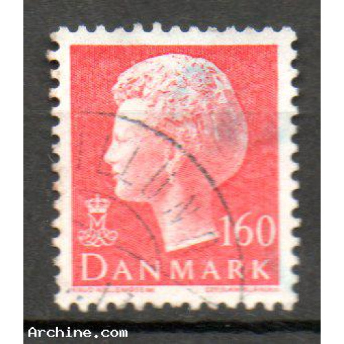 Danemark Yvert N°724 Oblitéré 1981 Margrethe II 160