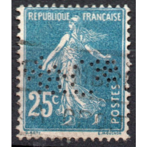France -  Y&T N° 140 - Semeuse -  perforé M&CIE 49