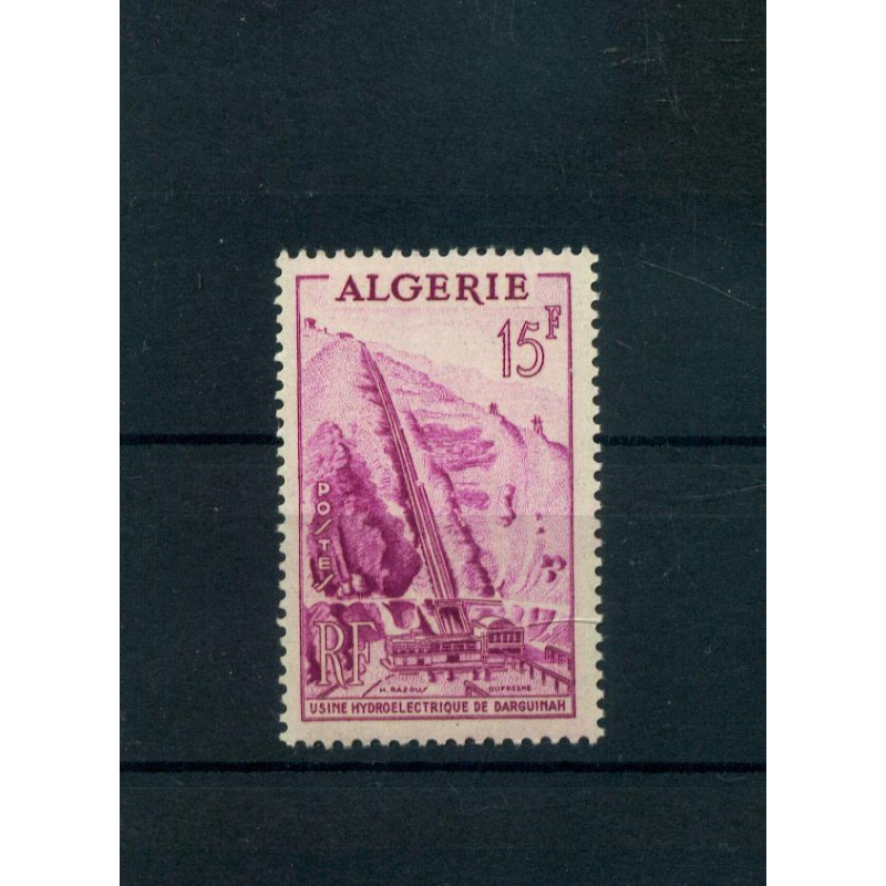 Algérie 313 Centrale électrique neuf ** TB MNH sin charnela cote 2.5