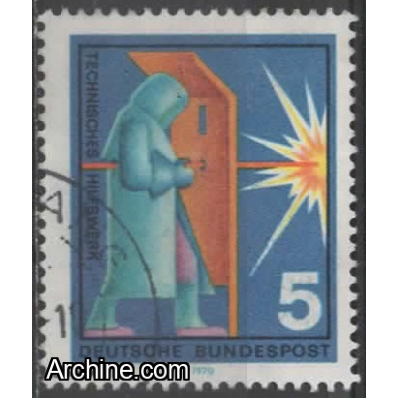 ALLEMAGNE RFA N° 497 o Y&T 1970 Services de secours volontaires