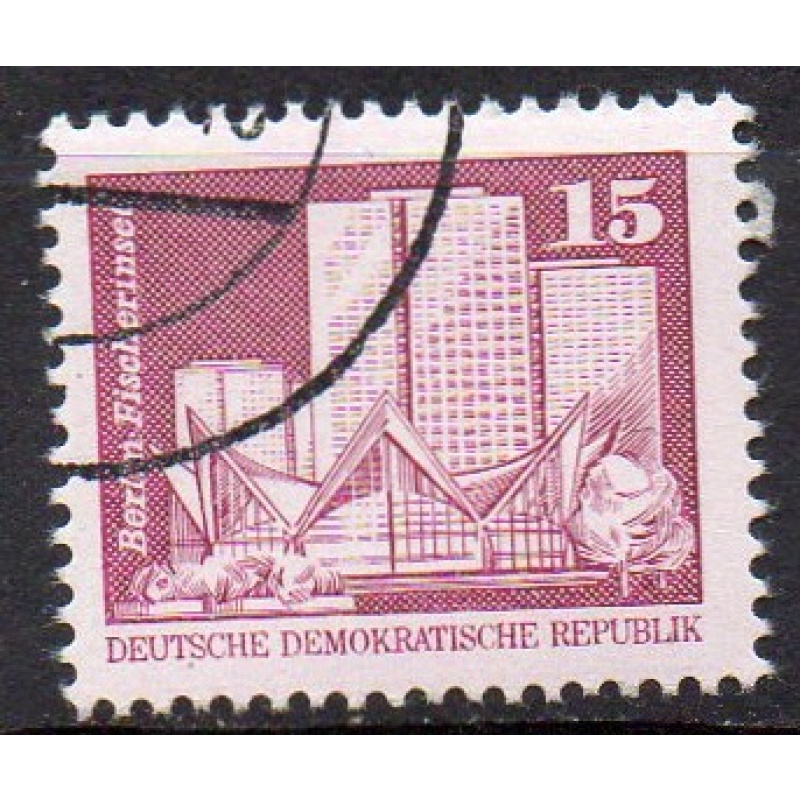 ALLEMAGNE RDA N° 2147 o Y&T 1980 Berlin I' ilôt des pêcheurs