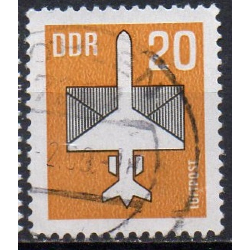 ALLEMAGNE RDA N° PA 12 o Y&T 1983 Avion stylisé