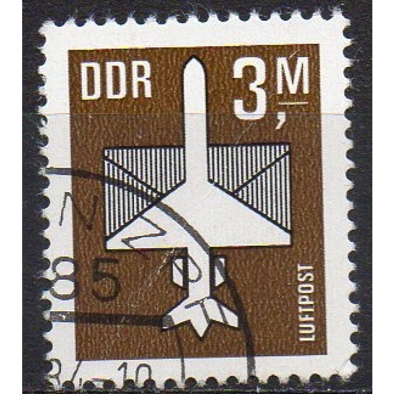 ALLEMAGNE RDA N° PA 13 o Y&T 1983 Avion stylisé