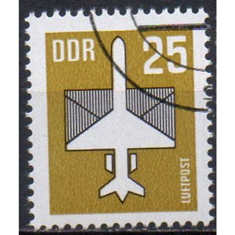 ALLEMAGNE RDA N° PA 16 o Y&T 1987 Avion stylisé