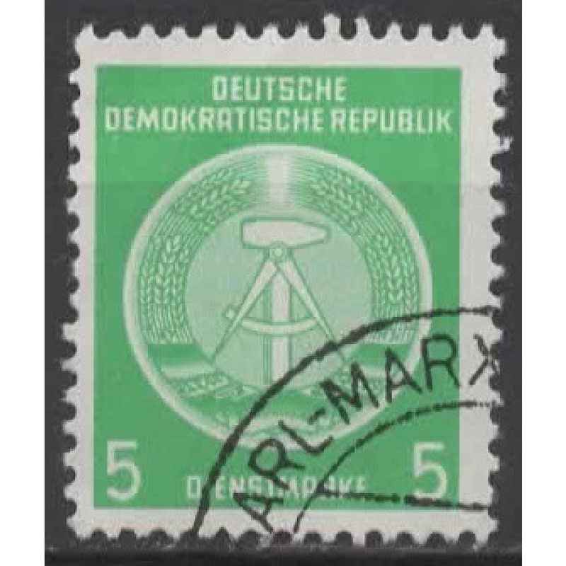 ALLEMAGNE RDA N° Service 1 o Y&T 1954 Armoiries