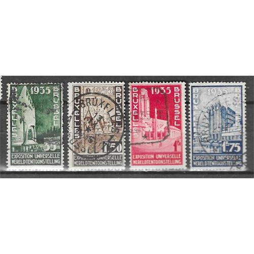 BELGIQUE YT 386 / 389