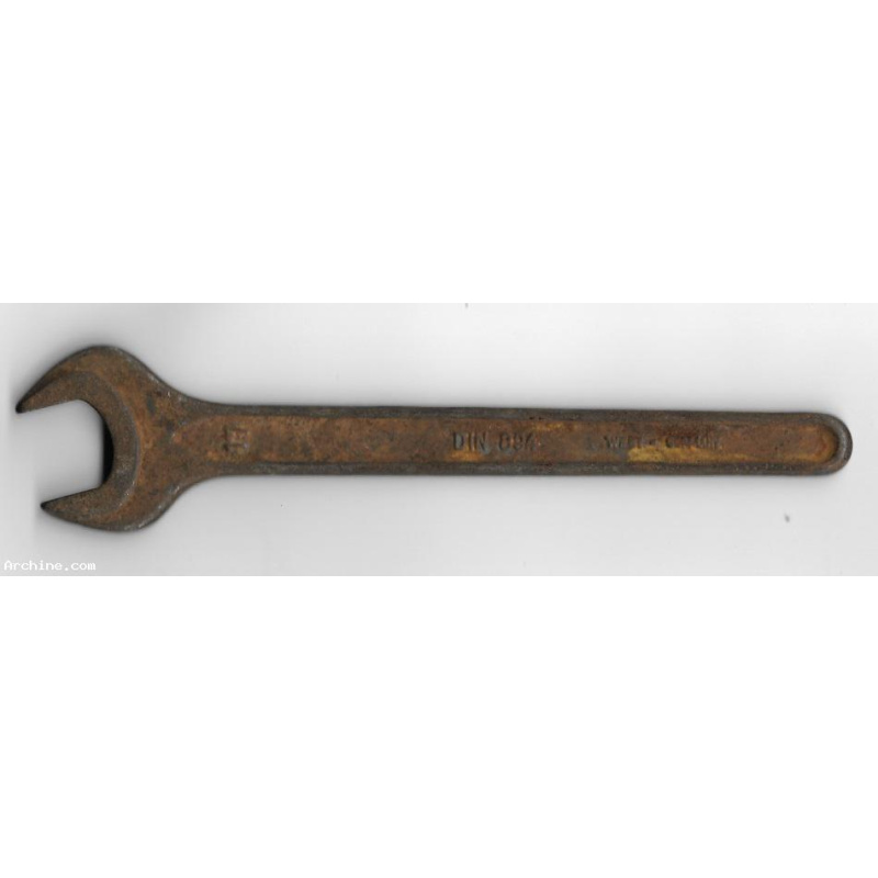Ancienne clé DIN 894 - taille 17