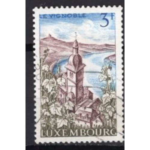 LUXEMBOURG 1967 LES VIGNOBLES DE WORMELDANGE YVERT N° 709 OBLITERE