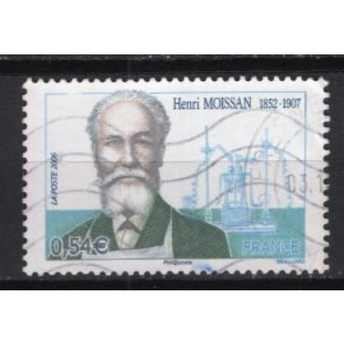FRANCE 2006  CELEBRITE HENRI MOISSAC CHIMISTE YVERT N° 3975 OBLITERE