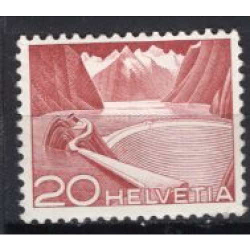 SUISSE 1949 LE RESERVOIR DE GRIMSEL YVERT  N° 485  NEUF**