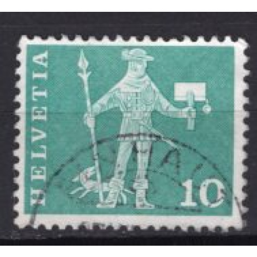 SUISSE 1960 MESSAGER DE SCHWYZ YVERT  N° 644 OBLITERE