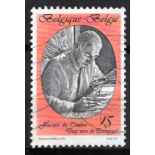 BELGIQUE 1992 JOURNEE DU TIMBRE YVERT N° 2451 OBLITERE