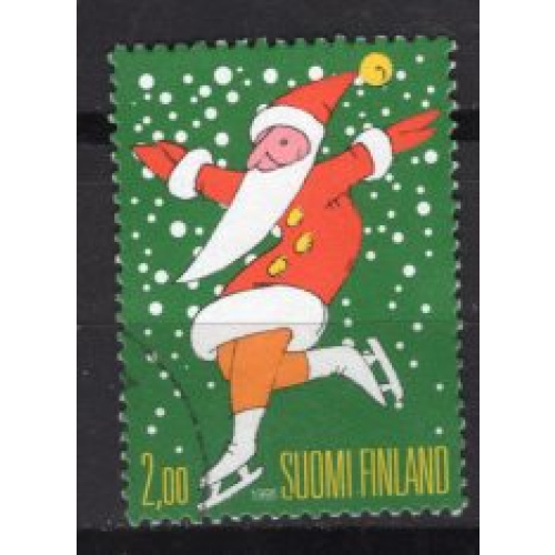 FINLANDE 1995 NOEL LE PERE NOEL YVERT N° 1283  OBLITERE