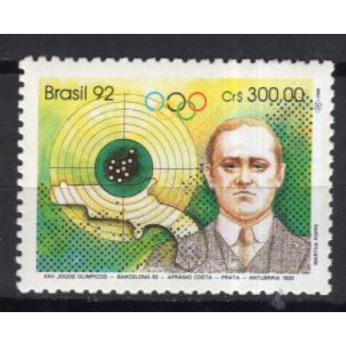 BRESIL 1992 JEUX OLYMPIQUES DE BARCELONE MARTHA POPPE YVERT N° 2053  NEUF**