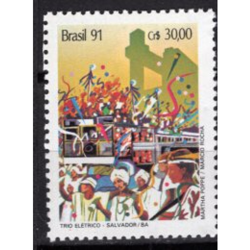 BRESIL 1991  LE CARNAVAL DE SALVADOR YVERT N° 2005 NEUF**