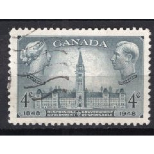 CANADA  1948 VICTORIA ET GEORGES IV   YVERT N° 228 OBLITERE
